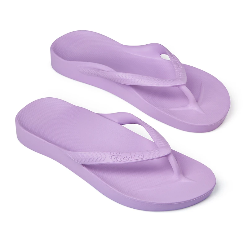 Archies Lilac - Arch Support Thongs »