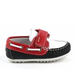 GARVALIN Baby Boys Boat Shoe Red/White