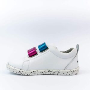 BOBUX Kid+Grass Court Switch White Raspberry/Peacock Metallic