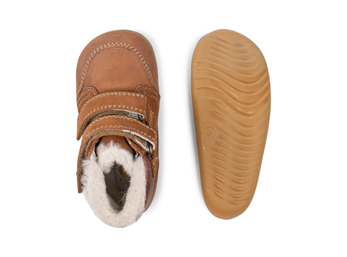 Bottines Barefoot Bobux I-Walk Jodhpur - Cuir Souple, Semelle Flexible - Pour Enfant 0-5 Ans (pointure 26)