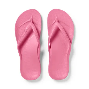 Archies Arch Support Thongs Hot Pink
