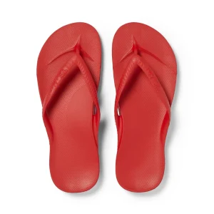 Archies Arch Support Thongs Chilli Red