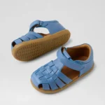 Bobux Iw Harbor Toddler Coronet Blue Leather Sandals