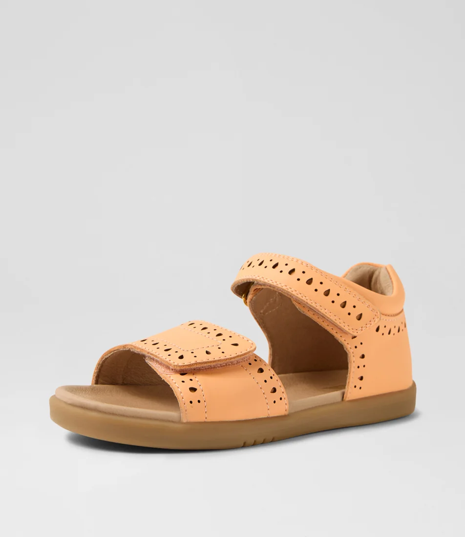 Bobux Kids+ Logan Peach Jelly Sandal