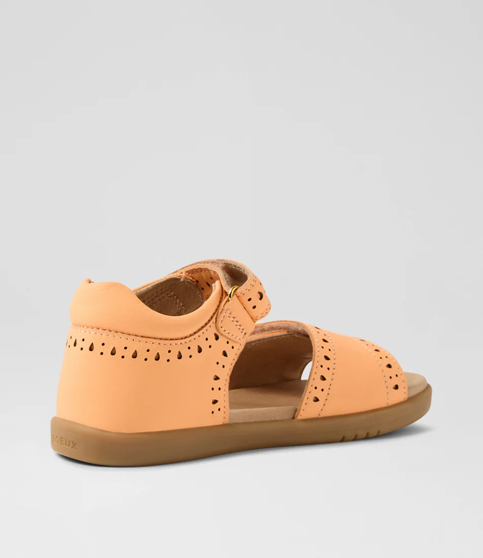 Bobux Kids+ Logan Peach Jelly Sandal