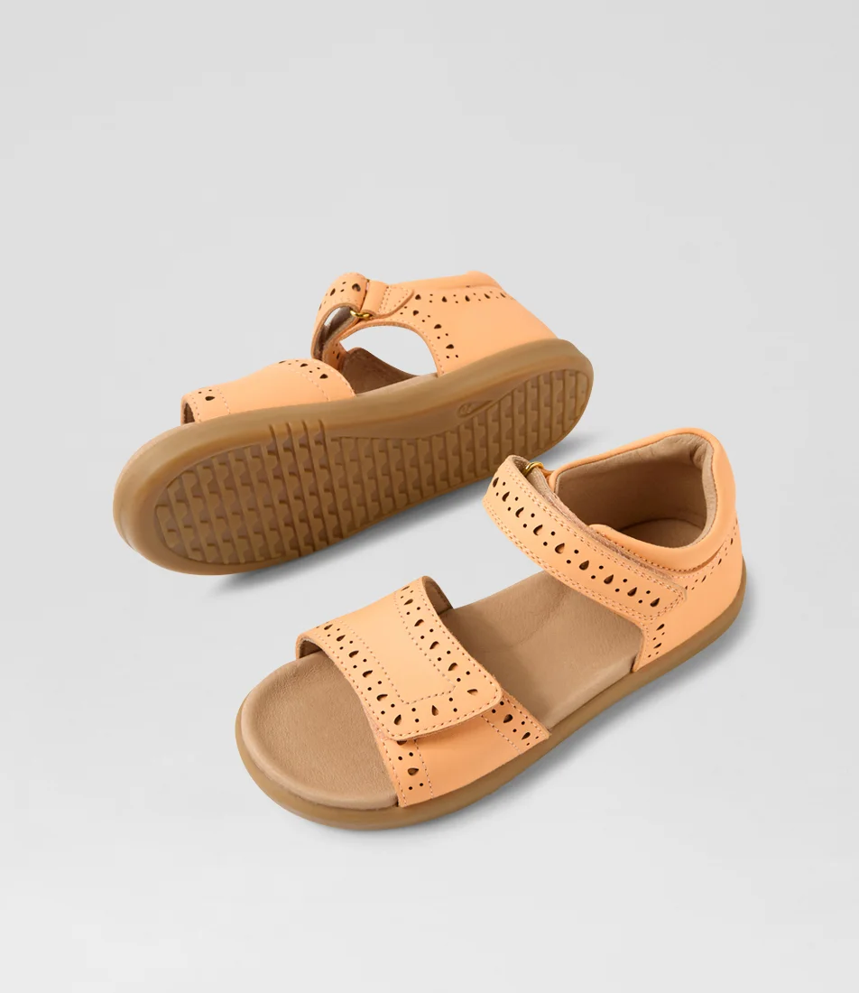 Bobux Kids+ Logan Peach Jelly Sandal