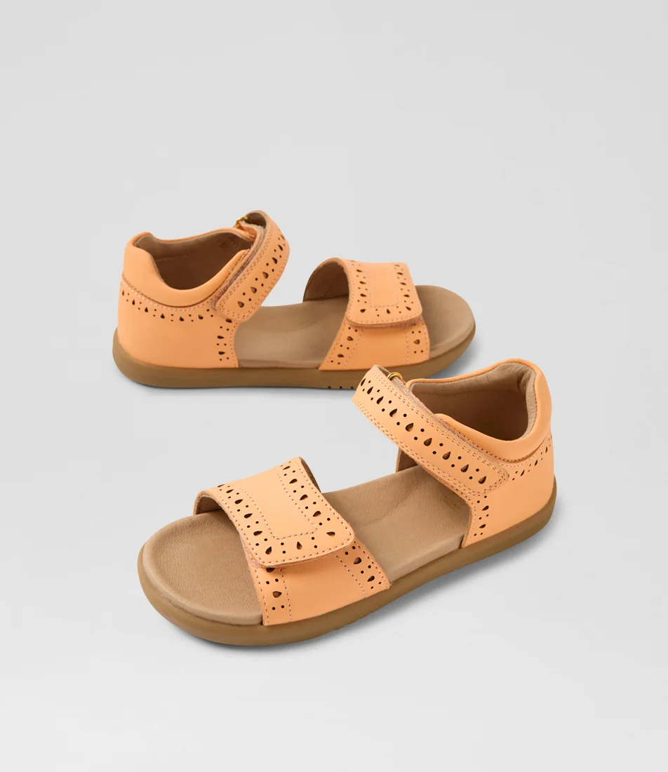 Bobux Kids+ Logan Peach Jelly Sandal