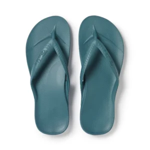 Archies Arch Support Thongs Teal